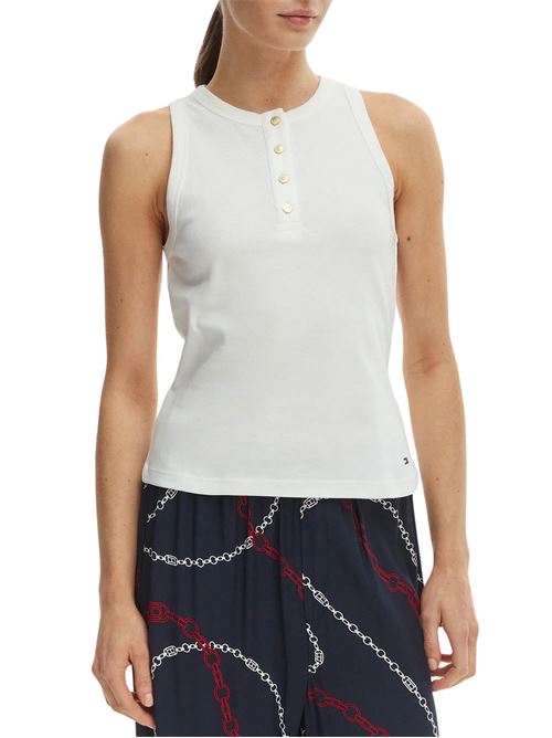 Canotta con bottoni dorati Tommy Hilfiger | WW0WW49251YBL